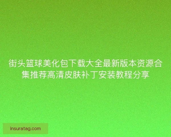街头篮球美化包下载大全最新版本资源合集推荐高清皮肤补丁安装教程分享