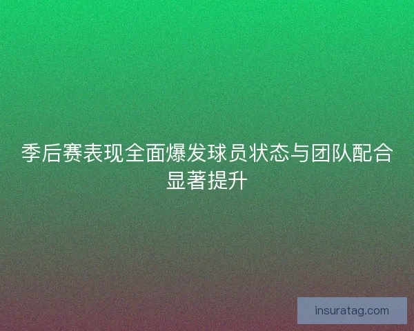 季后赛表现全面爆发球员状态与团队配合显著提升