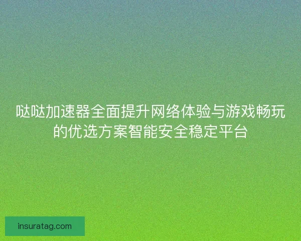哒哒加速器全面提升网络体验与游戏畅玩的优选方案智能安全稳定平台 哒哒加速器全面提升网络体验与游戏畅玩的优选方案智能安全稳定平台